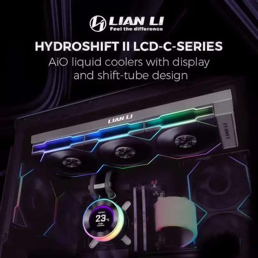 Montaje Refrigeración Líquida LIAN LI Hydroshift II LCD Gaming PC Torrejón de Ardoz